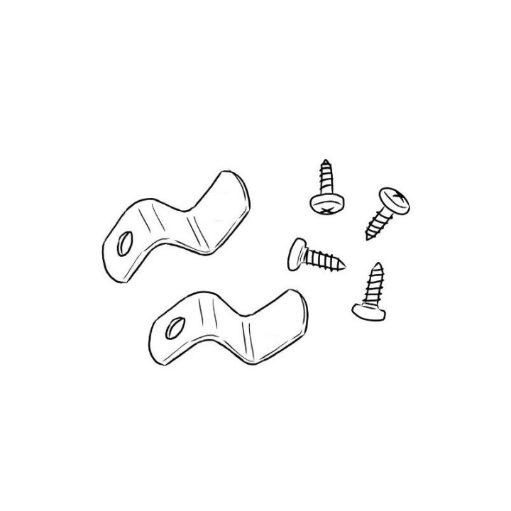 Supports de civière GeckoTeq - chacun sans vis