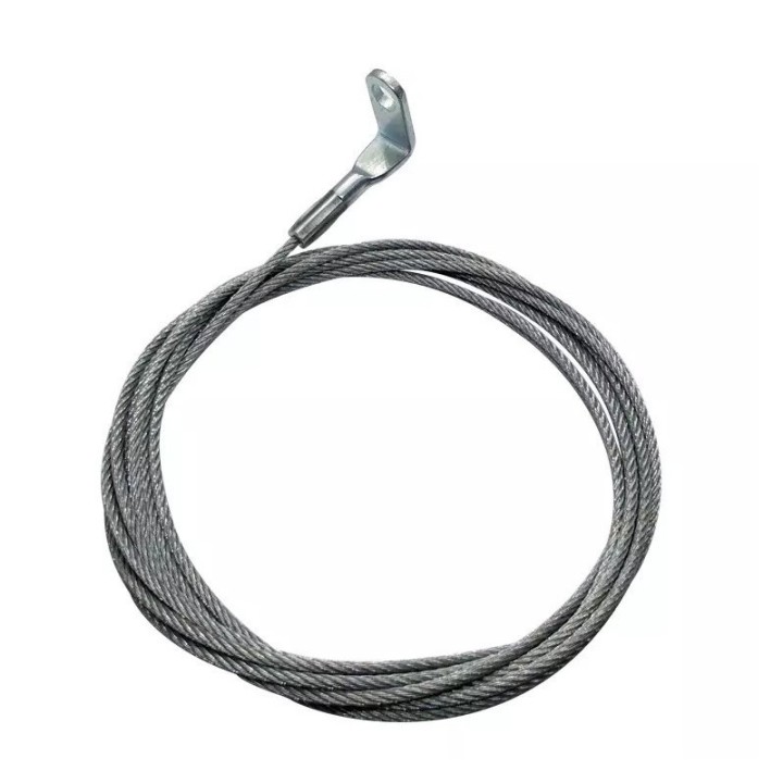 GeckoTeq Steel cable with a 90° mounting eye