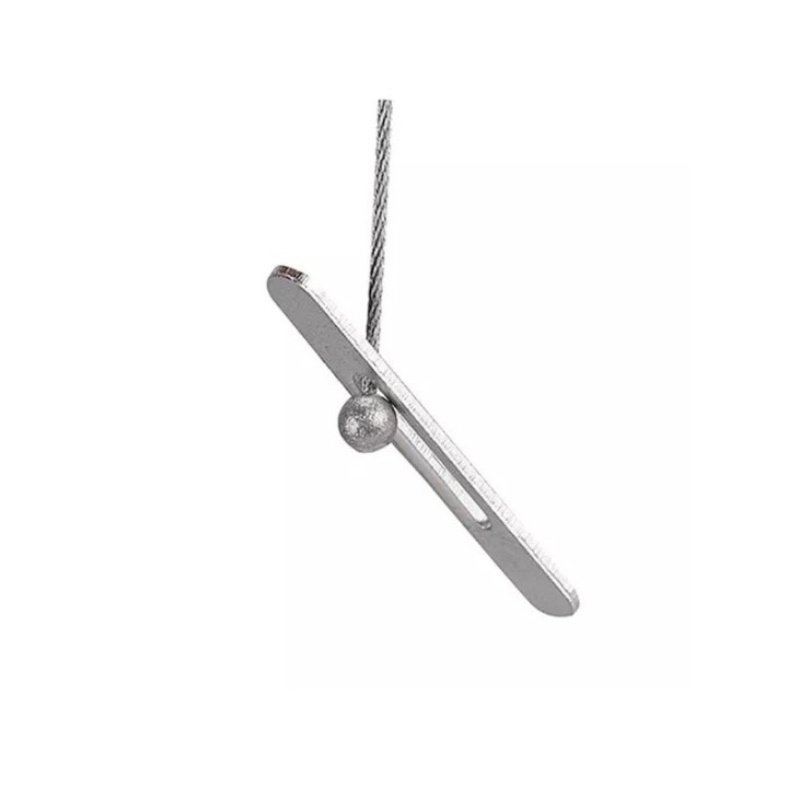 GeckoTeq Cross Anchor Set avec fil d'acier 200cm