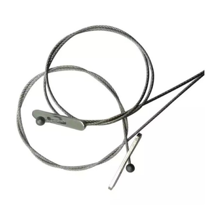 GeckoTeq Cross anchor set incl. steel wire 200cm