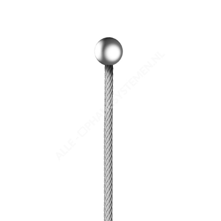 GeckoTeq Ceiling clip white metal set incl. steel wire