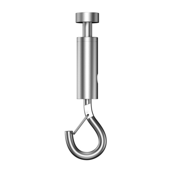 GeckoTeq Self-locking Loop Hook with safety Clip - 20kg