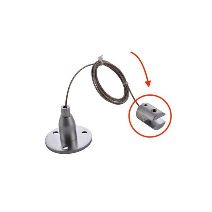 GeckoTeq Klemhouders voor Glas en Akoestische en normale Panelen tot 10mm - 20kgs