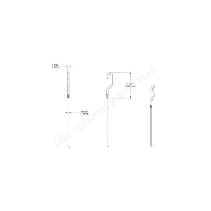 GeckoTeq 2,0mm Perlon wire for Classic Rail