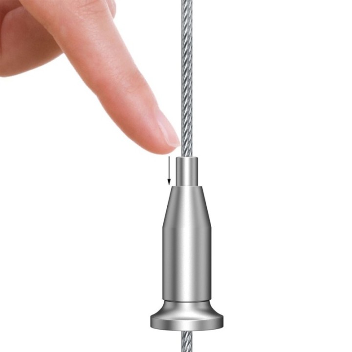 GeckoTeq Faîtière de plafond auto-freinante - 15kg