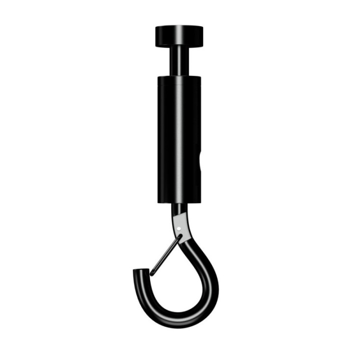 GeckoTeq Self-locking Loop Hook with safety Clip - 20kg