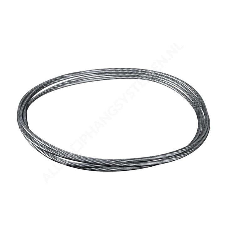 GeckoTeq Steel wire 1.5mm non-knottable - per 2 meters