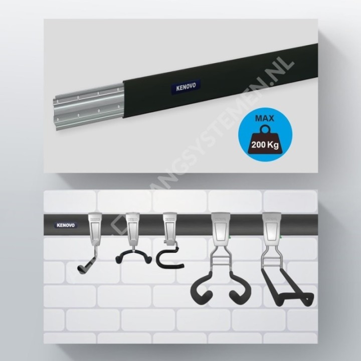 Système de suspension pour vélos et outils GeckoTeq - Rail GSR1