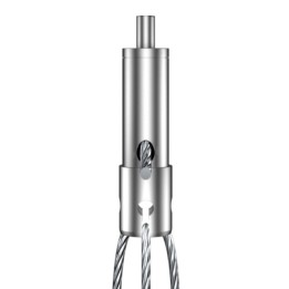 GeckoTeq Serre-câble autobloquant avec pied diviseur - 20kg