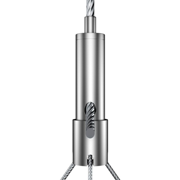 Geckoteq Serre-fil auto-freinant avec base séparatrice - 20kg