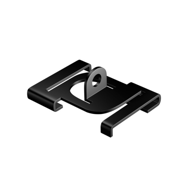GeckoTeq Plafond clip metaal in wit & zwart - 7kg