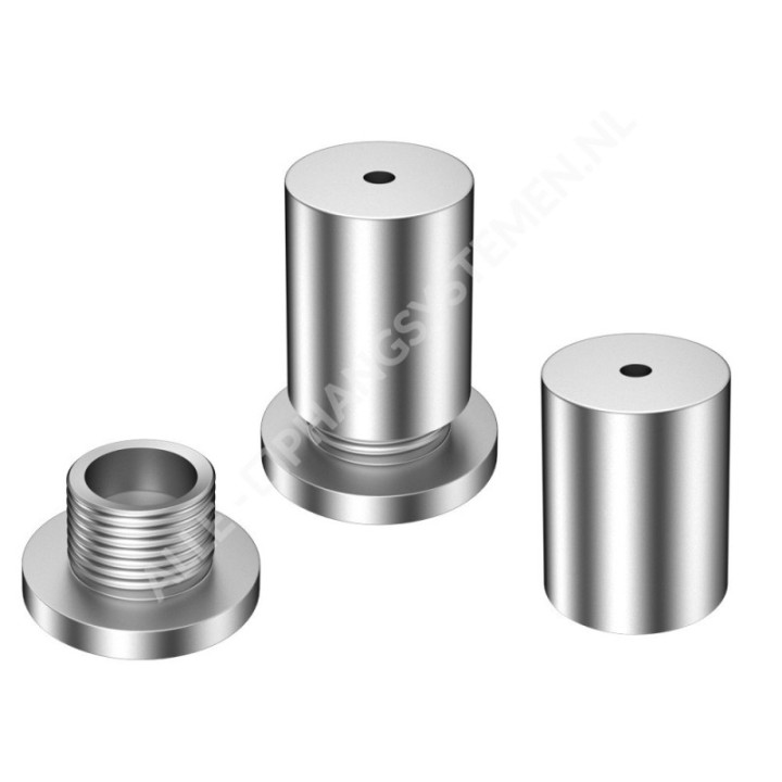 GeckoTeq Ancrage plafond plat à visser pour 1 fil - 25kg