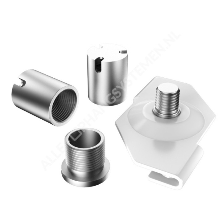 GeckoTeq Screw system ceiling Anchor for 3 wires - 15kg