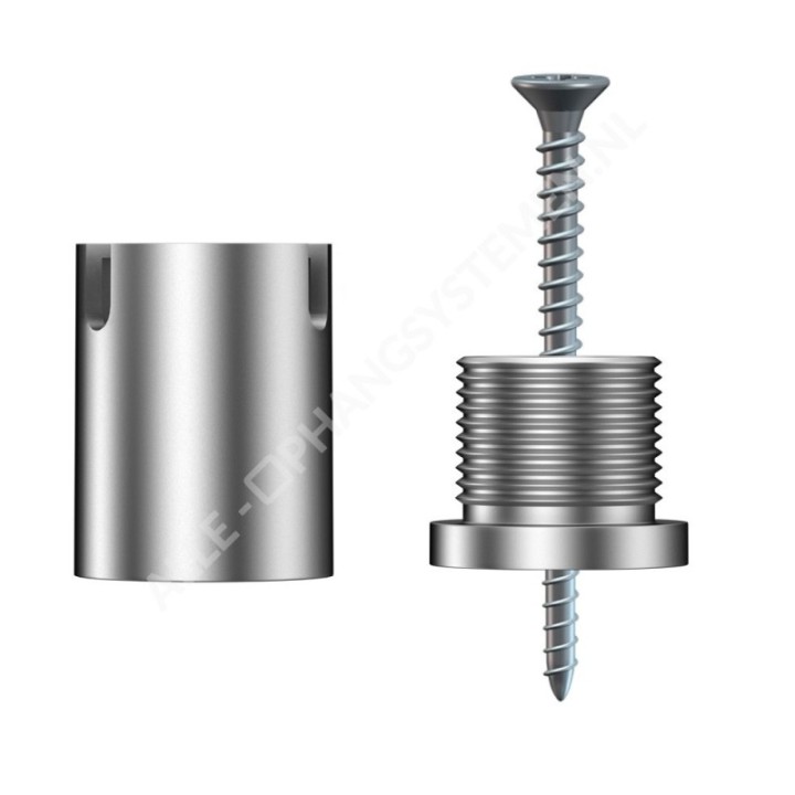GeckoTeq Screw system ceiling Anchor for 3 wires - 15kg