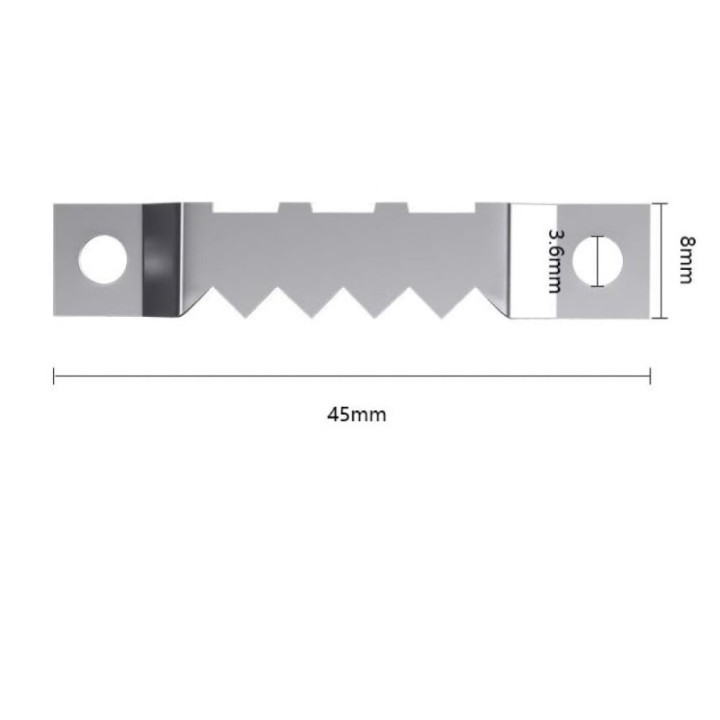 Cintre en dents de scie GeckoTeq 48mm - 7kg