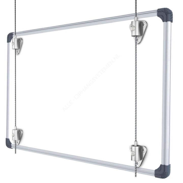 Ensemble de système de suspension pour tableau blanc et panneau Geckoteq Butterfly