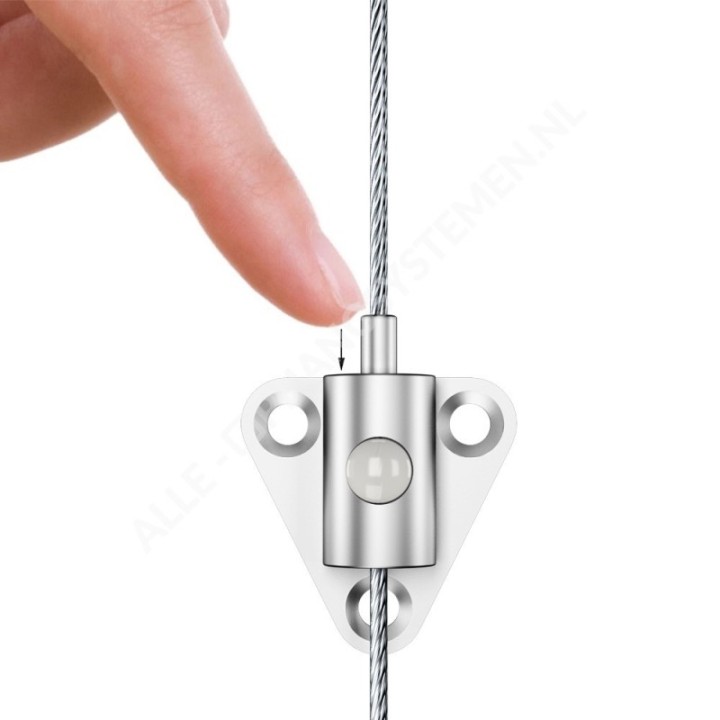 Ensemble de système de suspension pour tableau blanc et panneau Geckoteq Butterfly