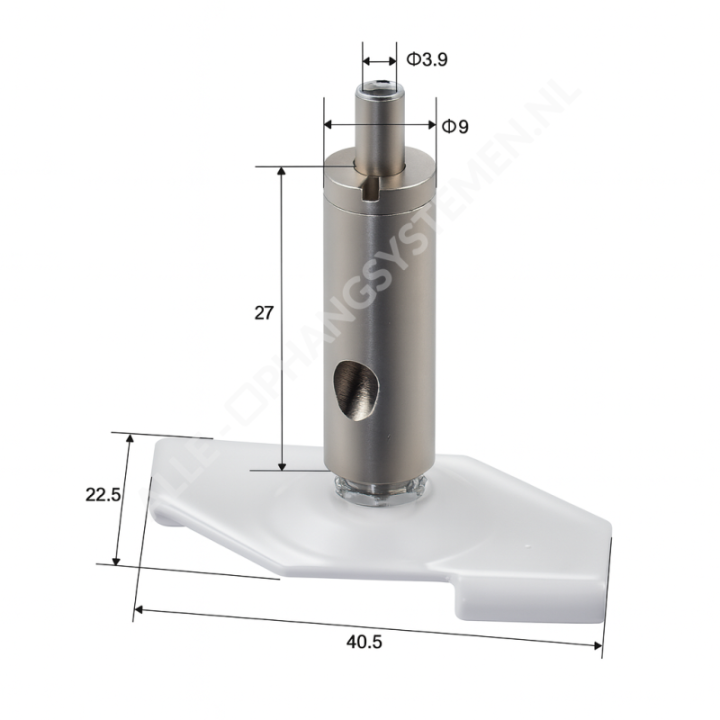 Pince de plafond à système autobloquant GeckoTeq - 8 kg