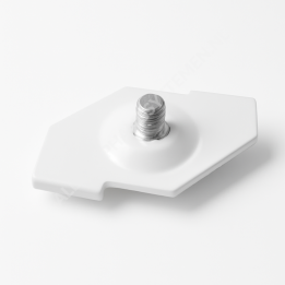 GeckoTeq metal clamp in white for suspended ceilings - 8kg