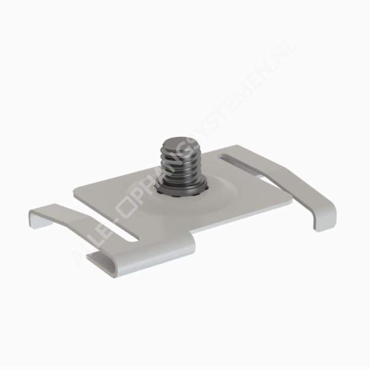 GeckoTeq metal clamp in white for suspended ceilings - 10kg