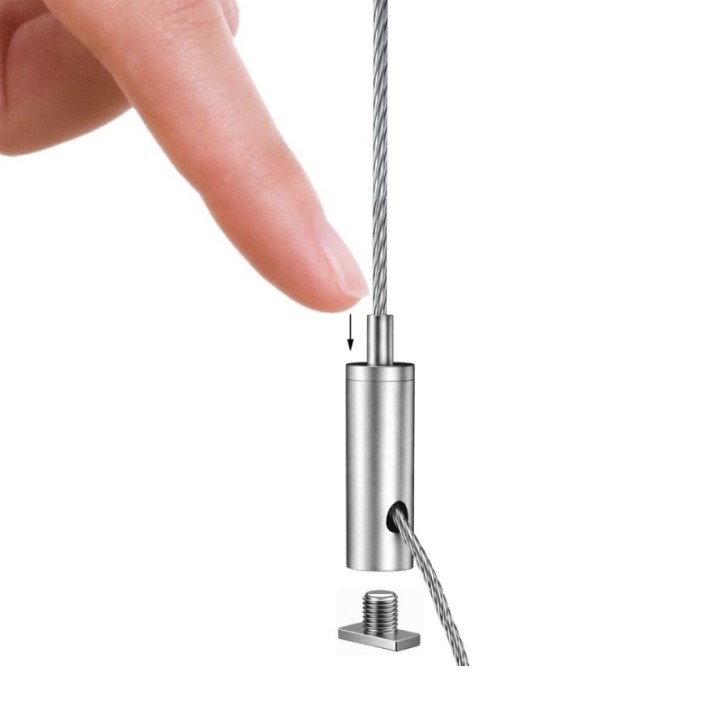 GeckoTeq Pince de serrage pour rail de panneau PET – 20 kg