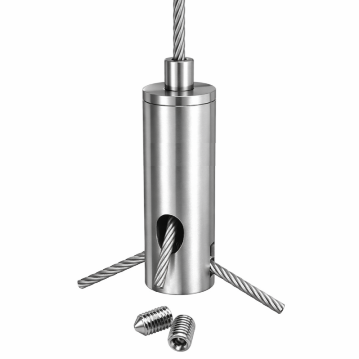 GeckoTeq Self-locking wire clamp with screw - 20kg