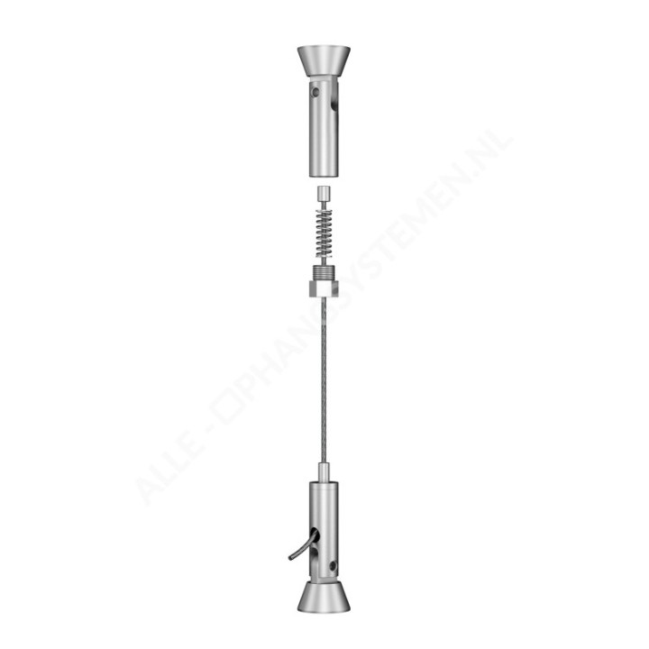 Jeu de fils d'acier pour câble de tension GeckoTeq 1,8 mm - 3 mètres