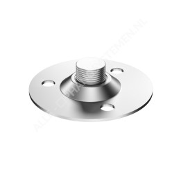 GeckoTeq Ronde montageflens (Rosette) met centraal schroefdraad
