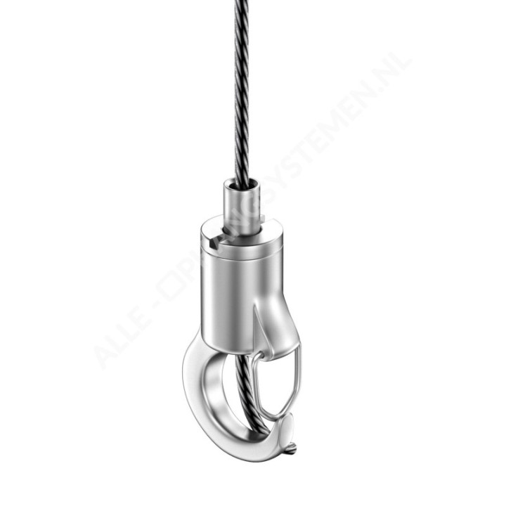 GeckoTeq Self-locking mini safety hook - 25kg