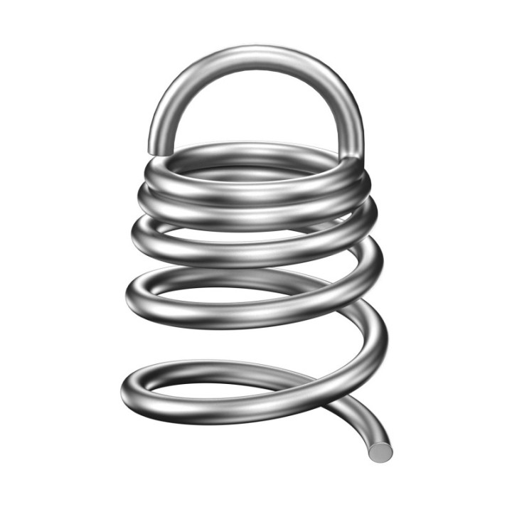 Geckoteq Ancrage à ressort pour tire-bouchon en spirale - 5kg - en 2 longueurs