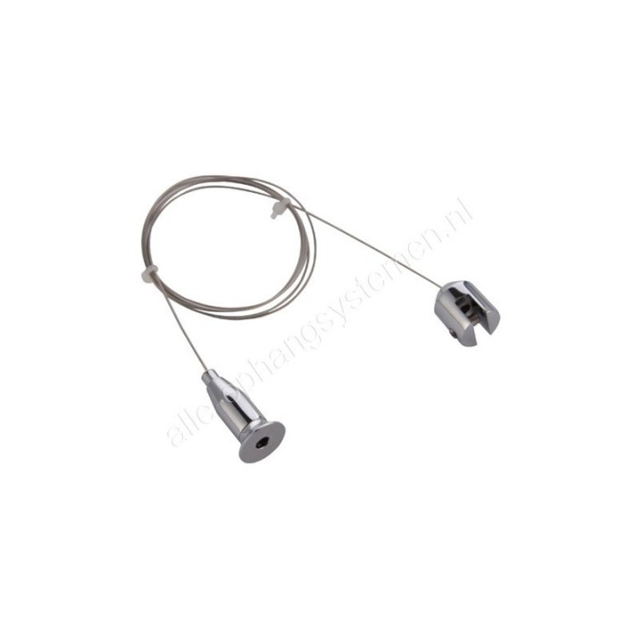 GeckoTeq Système de câble à came au plafond 5 mm - 15 kg