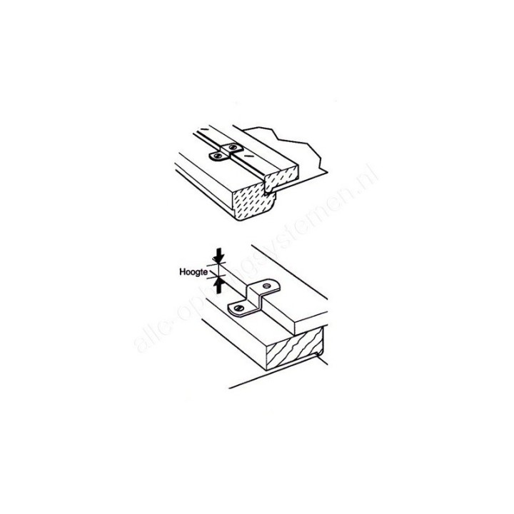 GeckoTeq Stretcher Frame Brackets - excl. screw