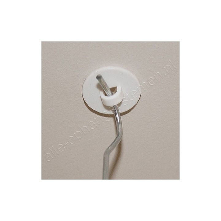GeckoTeq œillet de plafond autocollant blanc - 20mm - par pièce
