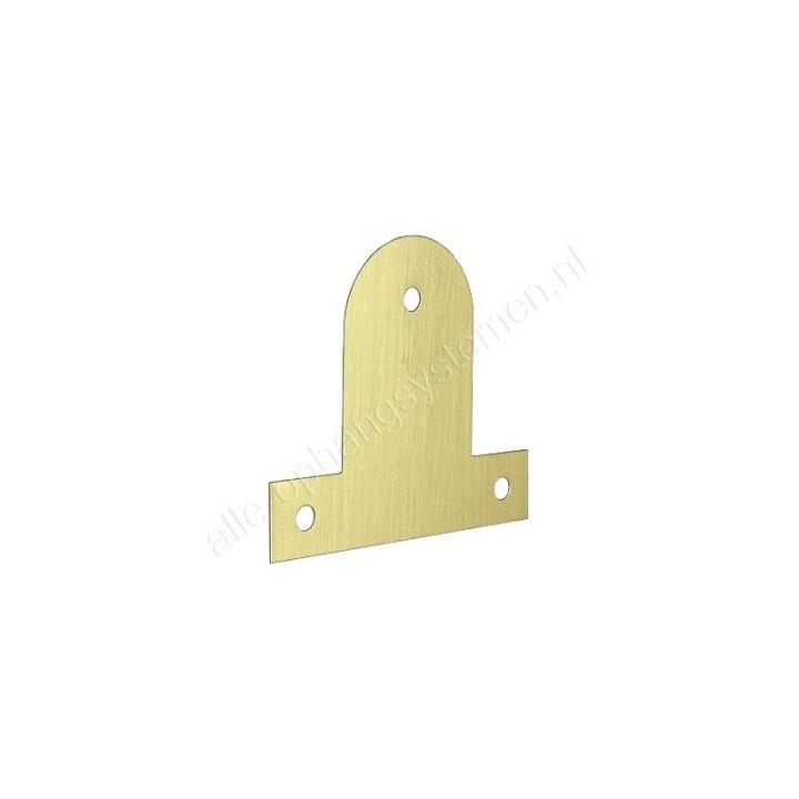 GeckoTeq Spielat Plaque de fixation laiton - évasée