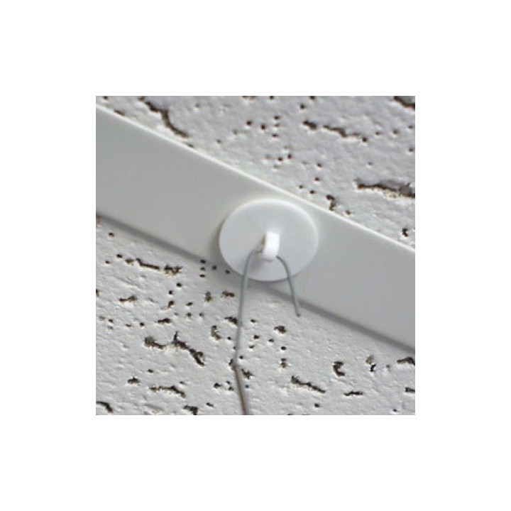 GeckoTeq œillet de plafond autocollant blanc - 20mm - par pièce