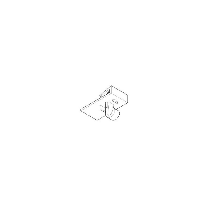 GeckoTeq 2kg Ceiling mini Clamp white plastic - per one
