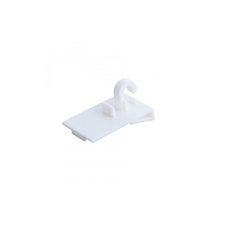 GeckoTeq 2kg Plafond schuif clip haak wit plastic - per stuk