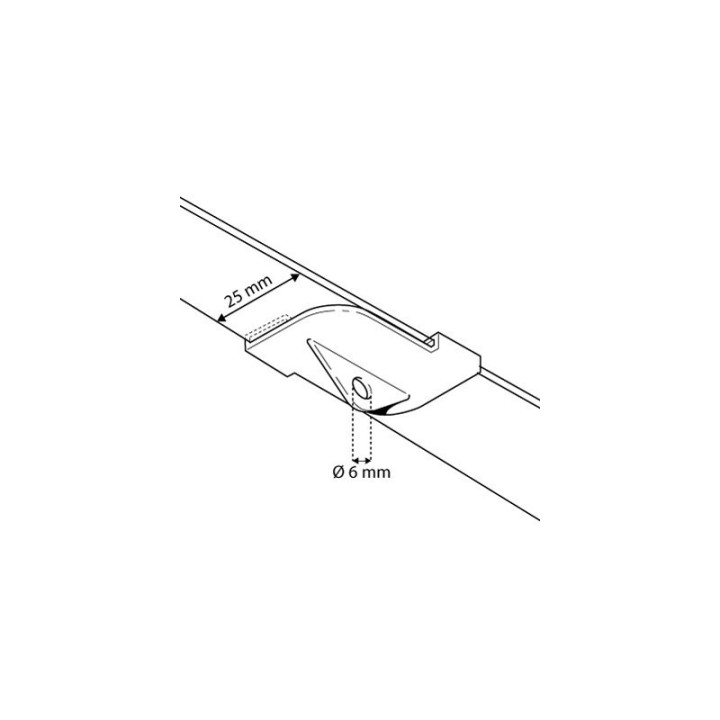 GeckoTeq System Plafonnier Plastique blanc 5kg