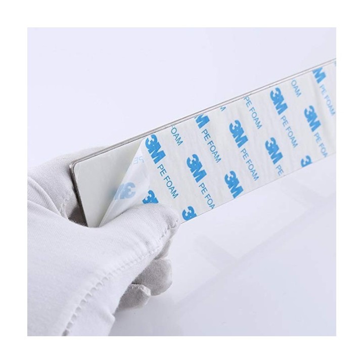 Crochets d'angle adhésifs en acier inoxydable GeckoTeq - 2 points de suspension