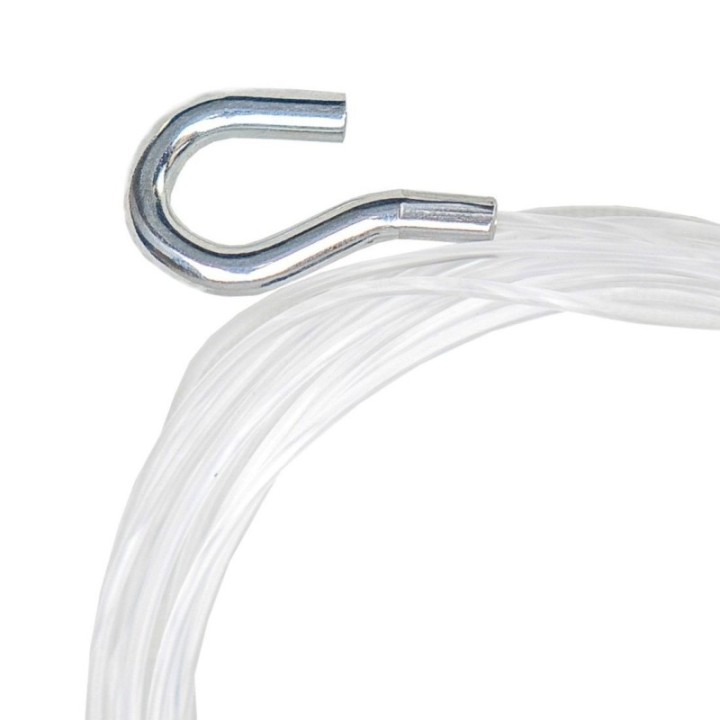 Fil Perlon GeckoTeq 1,5 mm avec crochet - 2 mètres