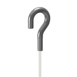 GeckoTeq 1,5mm perlon draad met haak - 2 meter