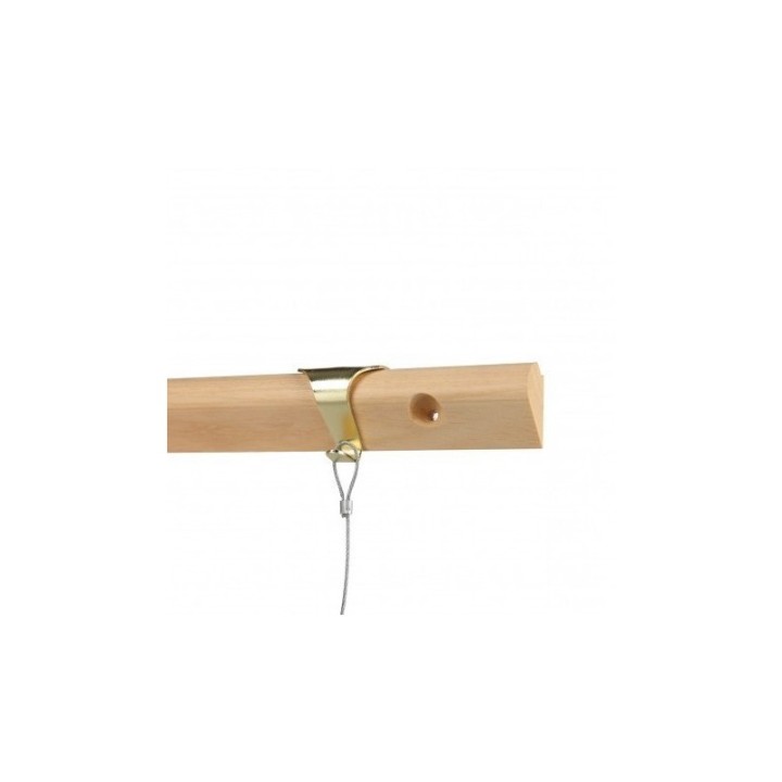 GeckoTeq Houten Kantlat 200 cm Wand Rail