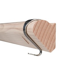 GeckoTeq Houten Kantlat 200 cm Wand Rail