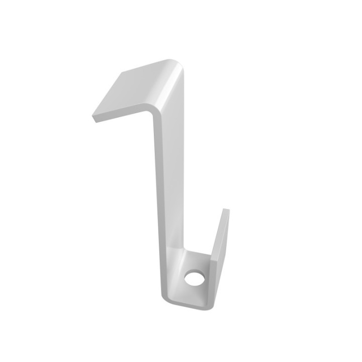 GeckoTeq Partition wall hook 4kg - 35x8x10x11mm