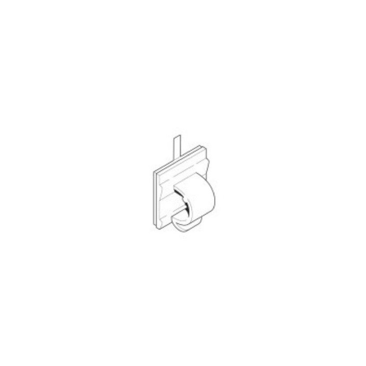 GeckoTeq Crochet de câble autocollant – Nylon blanc