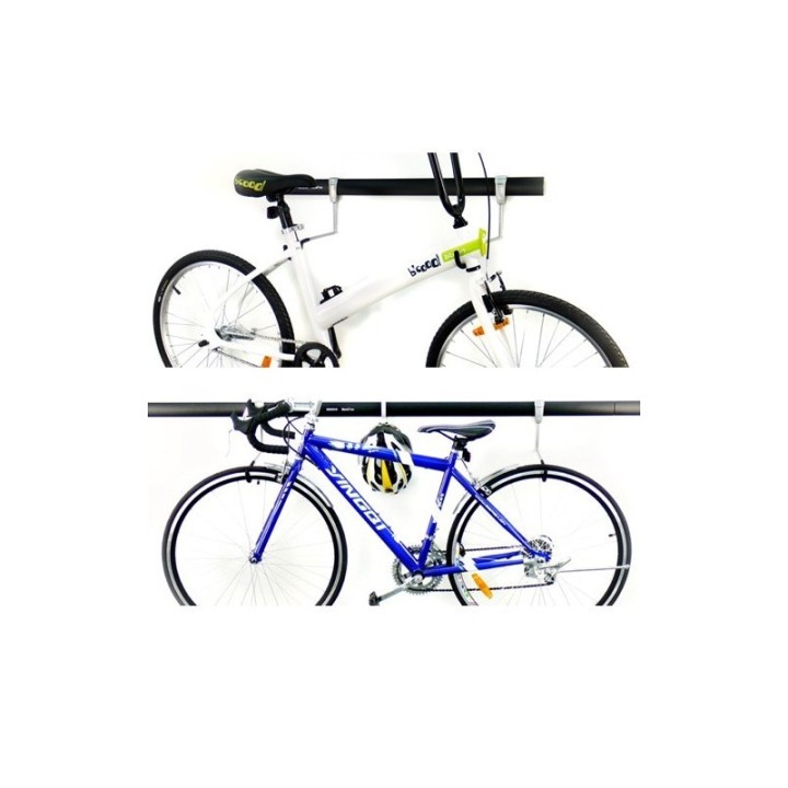 GeckoTeq Système de suspension de vélo - Crochet de vélo horizontal 2 pcs GSH12