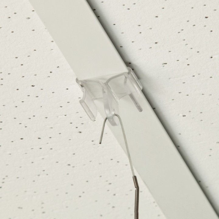 Pince de plafond GeckoTeq en transparent - 5kg