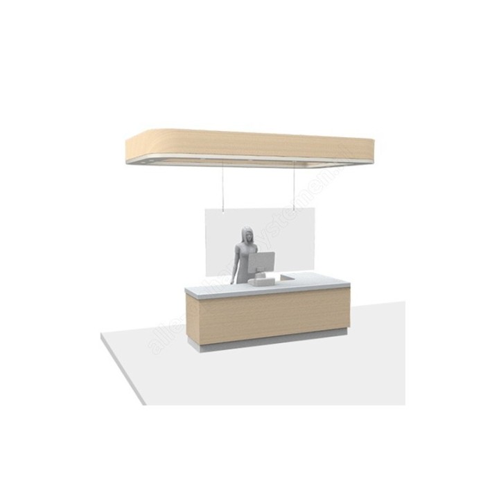 GeckoTeq Plafond clip metaal in wit & zwart - 7kg
