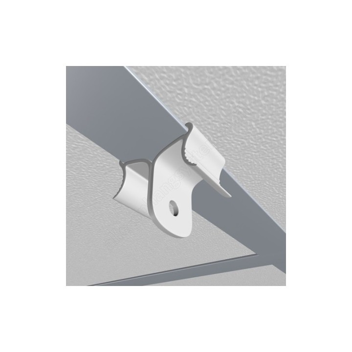 Pince de plafond GeckoTeq en blanc - 5kg