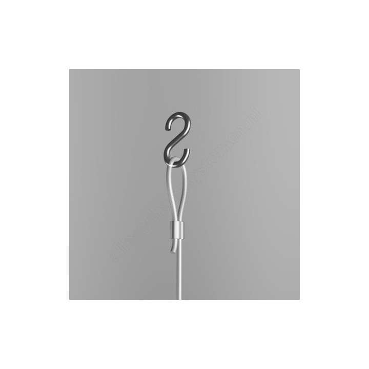 GeckoTeq S Haak - gegalvaniseerd staal - 3mm